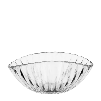 Стъклена овална купичка капка 300 мл - 15.5 x 9.5 x h 6.5 см - ALIRA