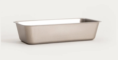 Стоманена форма за хляб и кекс 30 x 15 см FEBE - сива, HOMLA Полша