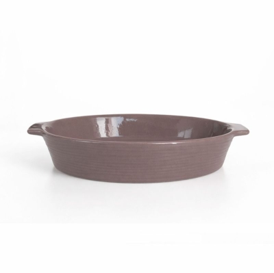 Овална керамична форма за печене 2 л - Heritage, пепел от рози
