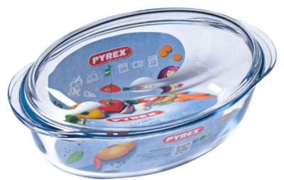 Овална тенджера с капак 38 x 23 см CLASSIC, 5.8 литра, PYREX Франция