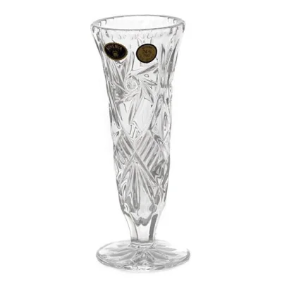 Кристална ваза за цветя 21 см Pinwheel, Bohemia Crystal Чехия