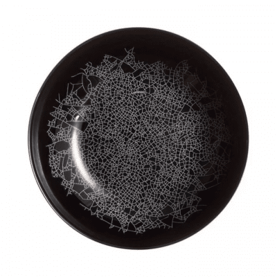 ZOE BLACK дълбоки чинии 23 см, 6 броя, Luminarc Франция