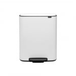 Кош за смет 60 литра Bo Pedal, WHITE, Brabantia Холандия