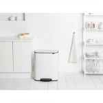 Кош за смет 60 литра Bo Pedal, WHITE, Brabantia Холандия