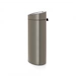 Кош за разделно събиране на смет 10 + 23 литра Touch Bin Recycle New, Platinum, Brabantia Холандия