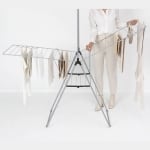 Сушилник / простор за дрехи Hangon, 25 m, допълнителен прът, Metallic Grey, Brabantia Холандия