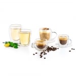 Двустенни чаши за кафе или чай 260 мл Coffeina - 2 броя, Luigi Ferrero