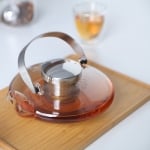 Стъклен чайник с цедка 550 мл, VIVA Infusion Leaf 