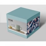 Порцеланова чаша за чай с цедка 350 мл, VIVA Minima Pure White