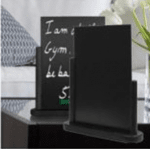 Настолна информационна дъска за писане ELEGANT BLACK, L размер, 32.3 x 27 x 7 см, SECURIT Нидерландия