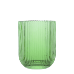 Стъклени чаши за уиски 260 мл BLOOM, 6 броя, зелен цвят