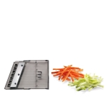 Ренде - мандолина за зеленчуци с 4 приставки и контейнер VARIO- черен, Küchenprofi Германия