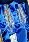 Сватбени чаши за шампанско 210 мл VIOLET, Vera Exclusive Словакия
