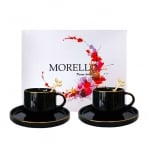 Комплект за кафе или чай 200 мл, 4 части, MODERN BLACK