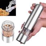 Електрическа мелничка за сол или пипер Salt & Pepper, керамичен механизъм, цвят инокс