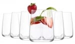 Стъклени чаши за вода 590 мл TERRA, 6 броя