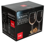 Чаши за вино 470 мл AFRODITA, 6 броя, COK