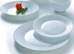Десертна чиния 19 см Harena White, бял цвят, 6 броя, Luminarc Франция
