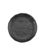 Меламиново кръгло плато Ø 19.5 x h 1.5 cм SHIBUI, черен цвят