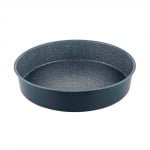 Метална кръгла тава за печене 36.5 x 6.9 см NIA, син цвят, Luigi Ferrero