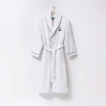 Халат за баня B&W M/L, бял цвят, United Colors Of Benetton
