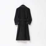 Халат за баня B&W M/L, черен цвят, United Colors Of Benetton