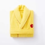 Халат за баня Fruits M/L, жълт цвят, ябълки, United Colors Of Benetton