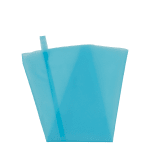 Силиконов сладкарски пош 40 см, син цвят, LFB-3-40