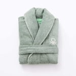 Халат за баня Core L/XL, светлозелен цвят, United Colors Of Benetton