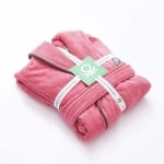 Халат за баня Core L/XL, розов цвят, United Colors Of Benetton