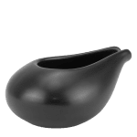 Порцеланова сосиера 200 мл, черен цвят, VISION BLACK MATT