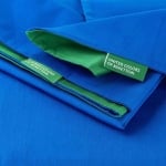 Спален двулицев комплект 3 части Rainbow, цвят синьо и зелено, United Colors Of Benetton
