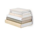 Комплект от 3 броя скрити рафтове за книги (голям формат) - цвят сребро, UMBRA Канада
