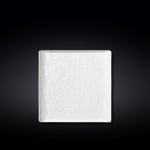 Порцеланова квадратна чиния 21.5 x 21.5 см SlateStone White, WILMAX Англия