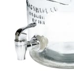 Диспенсър с кранче за вода или сок 6 литра с метална ЧЕРНА стойка FREYA, HOMLA Полша