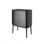 Кош за разделно събиране на смет 3 x 11 литра Bo Touch, Confident Grey, Brabantia Холандия