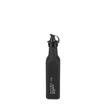 Стъклена бутилка за зехтин с наливник URLA 250 мл, цвят черен мат