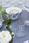Стъклени чаши за вода 520 мл, 6 броя, Avantgarde Gold Rim