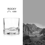 Комплект чаши за уиски 4 броя с 3D дъно, AMERICAN PEAKS, LIITON Канада