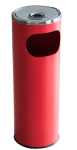 Пепелник Ø 25 x h 60 см, ЧЕРВЕН цвят