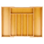 Бамбуков разтегателен разделител за прибори 35.5-54.5 x 45.5 x h5 см, VL Полша