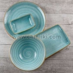 Порцеланово овално плато 25 x 19 см AQUA, Bonna Турция