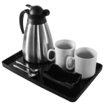 Табла за хотелски консумативи 34 х 29 см - черна