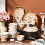 Керамична основна чиния 26 см, CAMELLIA