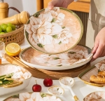 Керамична основна чиния 26 см, CAMELLIA