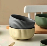 Керамична купа 17.8 см -  1100 мл - Nordic GRAY