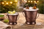 Съд за лед 13 см с медно релефно покритие ANTIQUE