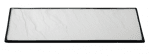Порцеланово плато с матов черен гръб, 36 x 15 см BUFFET