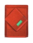 Kомплект 3 броя кърпи Rainbow, червен цвят, United Colors Of Benetton