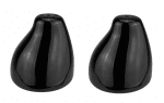 Порцеланов комплект за сол и пипер, черен цвят, VISION BLACK